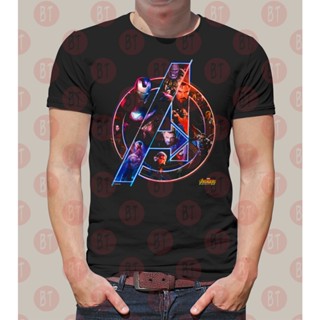 Marvel Avengers Superhero Infinity War Logo Thanos Iron Man Captain America Black Panther Spiderman T-Shirt_04