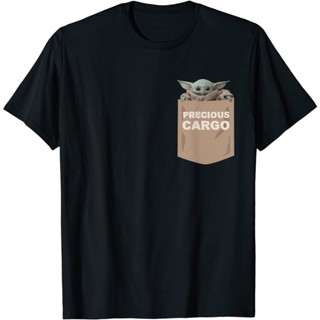 Ready Stock Star Wars the Mandalorian the Child Precious Cargo Pocket T Shirt_05