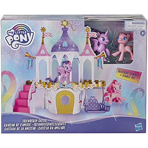 My Little Pony Friendship Castle Playset Including Twilight Sparkle and Pinkie Pie Pony Figures E9919 ฟิกเกอร์ My Little Pony Friendship Castle Playset ประกอบด้วย Twilight Sparkle and Pinkie Pie Pony Figures E9919