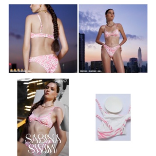 Sabina ชุดว่ายน้ำ รุ่น High Summer2022 รหัส SBWK083PD + SUWK083PD สีชมพู