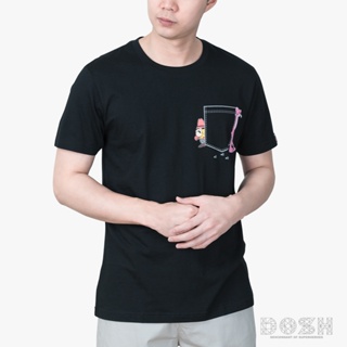 DOSH UNISEX T-SHIRTS PINK PANTHER เสื้อยืดคอกลม แขนสั้น ผู้ชาย-ผู้หญิง9DPPMT5003-BL