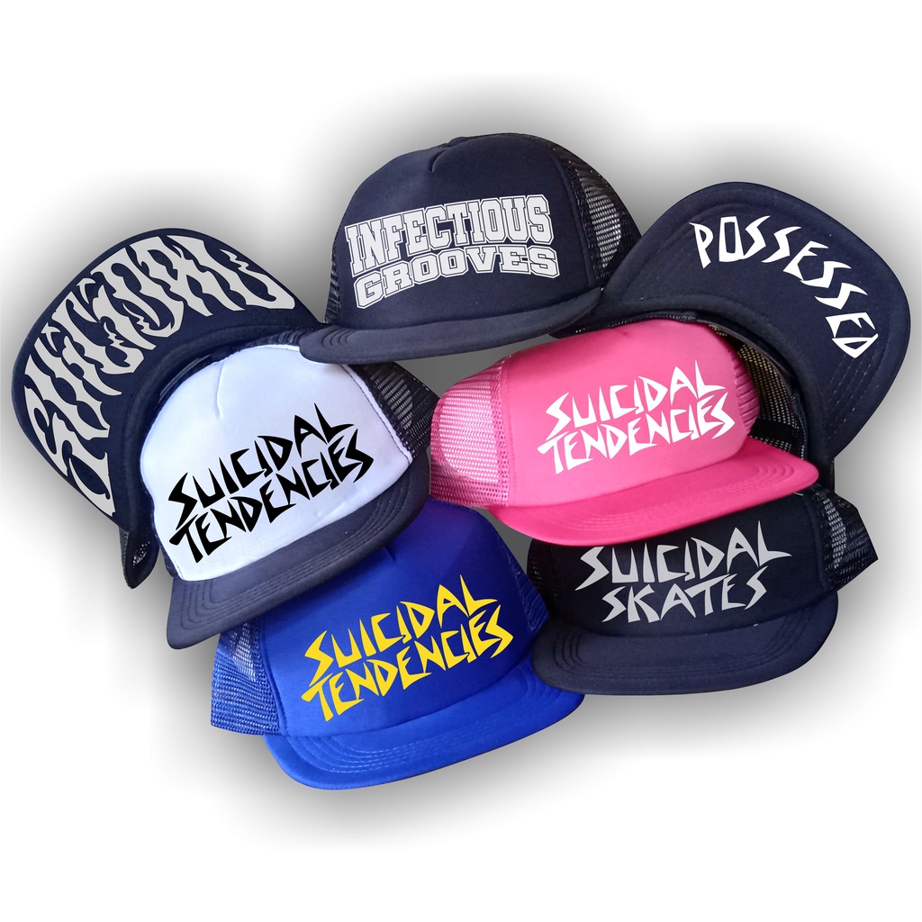 TENDENCIES SUICIDAL BAND NET TRUCKER HAT