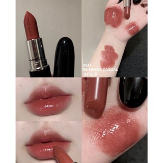 AUG02 ส่งฟรี MAC Lustreglass Lipstick Rouge 3g  ลิปสติกที่ให้เนื้อสัมผัสบางเบาเป็นพิเศษ PDA / Business Casual / Posh Pit