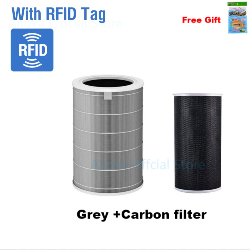 (Ready Stock)[HEPA Filter]OEM Xiaomi Mi Air Purifier Filter Antibacterial Air Purifier 1 / 2 / 2S / 2H / 3 /3C/ 3H / Pro Air HEPA Filter Cartridge Formaldehyde Removal MIJIA Air Cleaning