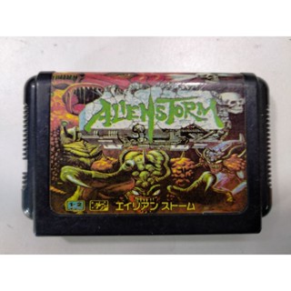 ตลับเกม MD Sega Megadrive เกม Alien Stom เกมตลุยด่านปราบเอเลี่ยน