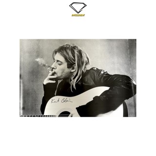 💎Intelligent | โปสเตอร์ nirvana | ขนาด 23.5x34.5 นิ้ว | x 1 แผ่น kurt cobain poster โปสเตอร์วงดนตรี