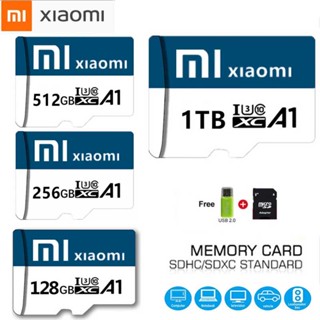 Xiaomi การ์ดหน่วยความจํา Class 10 Micro TF SD Card 32GB 64GB 128GB 256GB 512GB 1TB สําหรับอะแดปเตอร์สมาร์ทโฟน