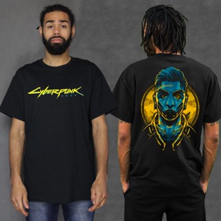 เสื้อยืดแฟชั่น Bigsize JUMBO 2XL 3XL 4XL GAMING T-Shirt CYBERPUNK 2077 yIiQDIY เสื้อยืด_12