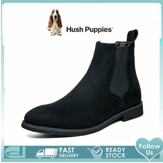 Hush Puppies รองเท้าบูทมาร์ติน รองเท้าหนังหุ้มข้อ สไตล์เกาหลี ไซซ์ 45 46 47 48 สําหรับผู้ชาย