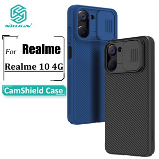 Nillkin CamShield เคสโทรศัพท์ Realme 10 4G เคสกล้อง เลื่อน ป้องกัน หรูหรา แข็ง PC กันกระแทก ฝาหลัง