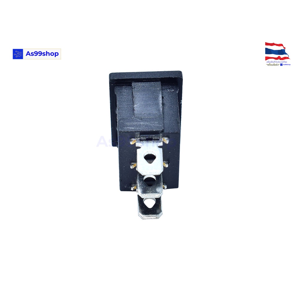 KCD1-1 Switch 3 Pin 10A 250V Black( 2 ตัว)