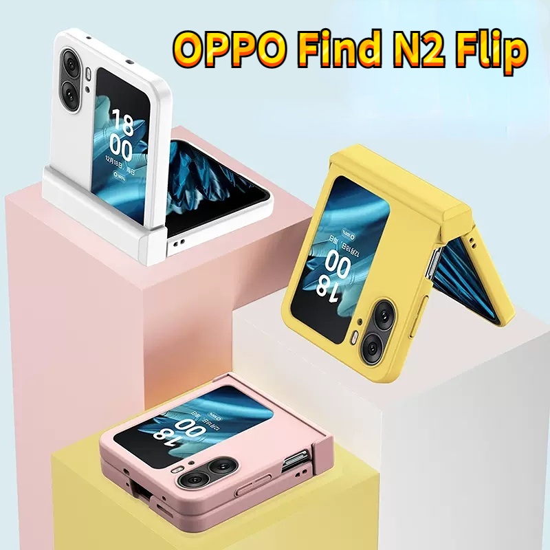Ins เคสโทรศัพท์มือถือ ฝาพับ กันกระแทก สีแคนดี้ สําหรับ OPPO Find N2 N3 Flip n3flip