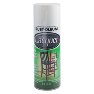 FREEHOME สีสเปรย์แลคเกอร์ RUST-OLEUM สีขาว 11 ออนซ์ สีสเปรย์ สีพ่นสเปรย์ สีกระป๋อง สีสเปรย์กระป๋อง