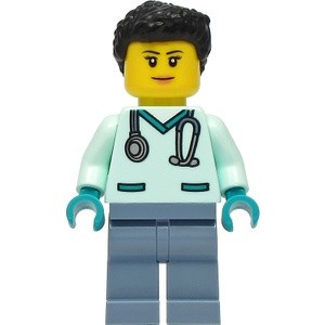 [ Minifigures ] มินิฟิก Lego - Wildlife Rescue Veterinarian : City Wildlife Rescue (cty1297) ราคา/ชิ้น