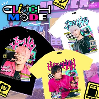 เสื้อยืดสีดำอินเทรนด์(พร้อมส่ง) เสื้อยืด ลาย Nct DREAM Glitch Mode | ชุด Nct | อัลบั้ม Glitch Mode | เจโน่ | แจมิน _09