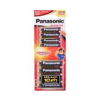 MODERNHOME PANASONIC ถ่านอัลคาไลน์ K-KJL12TA AA+AAA (แพ็ค 12) ถ่านไฟฉาย ถ่านของเล่น ถ่าน