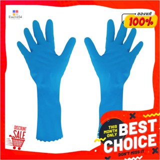 RUBBER ถุงมือยาง POLY-BRITE COMFORT SIZE M สีฟ้าRUBBER GLOVES POLY-BRITE COMFORT SIZE M BLUE