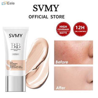 SVMY 24ชั่วโมง Foundation HD Full Cover Matte Liquid BB Cream Matte Natural Waterproof Foundation Face Makeup Houseele