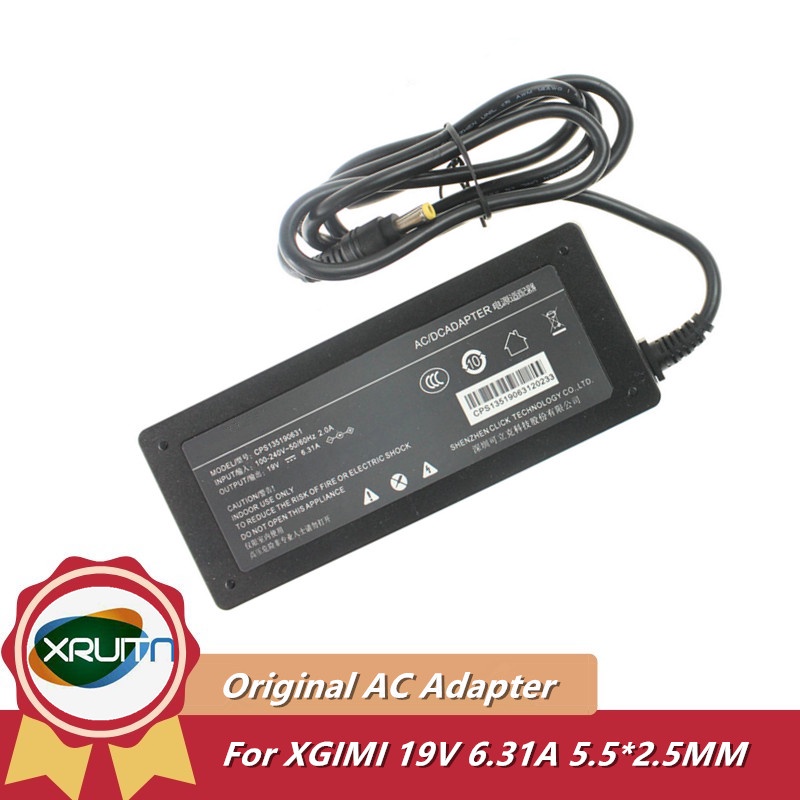 ACPS ดั้งเดิม135190631 19V 6.31A 120W AC Adapter Charger สําหรับ XGIMI โปรเจคเตอร์ Z5 Z8X XJ03Q ZP8X