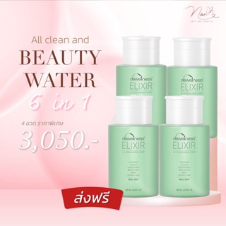 ร้านแนนค่ะ (ราคาพิเศษ) Beauty water 4 ขวด ทำความสะอาดพร้อมบำรุง Dewellness น้ำค้าง ( บิวตี้4)