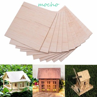 Mocho แผ่นไม้อัด ทรงสี่เหลี่ยมผืนผ้า DIY สําหรับทําโมเดลบ้าน