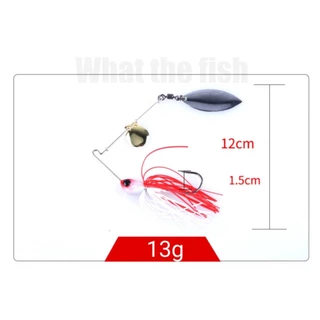 สปินเนอร์เบท ใบสปินคู่ 13g 19g Spinner bait เหยื่อตกชะโด เหยื่อตกแม่คอก เหยื่อตกปลาช่อนเหยื่อชะโด เหยื่อตกปลาชะโด R60