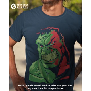 Marvel Hulk Angry Unisex Tshirt Navy Blue_03