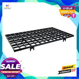 Black ตะแกรงพลาสติกดำ 112 ช่อง PNP ขนาด 1 นิ้ว สีดำ Black plastic grid, 112 channels, PNP, size 1 inch, black