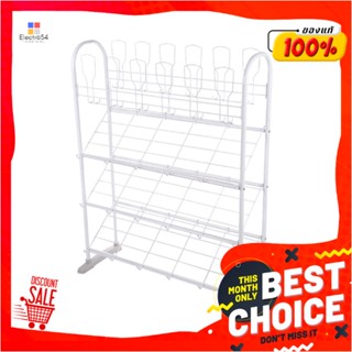 3 ชั้นวางรองเท้า 3 ชั้น STACKO MPS-15EC 30x8x93 ซม. สีขาว3 TIER SHOE RACK STACKO MPS-15EC 30X8X93CM WHITE