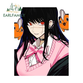 Earlfamily สติกเกอร์ ลายการ์ตูนอนิเมะ Mitaka Asa Cute Girl สําหรับติดตกแต่งประตูรถยนต์ รถจักรยานยนต์ 13 ซม. x 10.3 ซม.