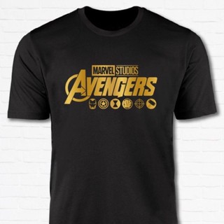 AVENGERS SUPERHERO Marvel Studios Logo Tshirt / Baju Unisex Tee 100% Cotton【Ready Stock】_03