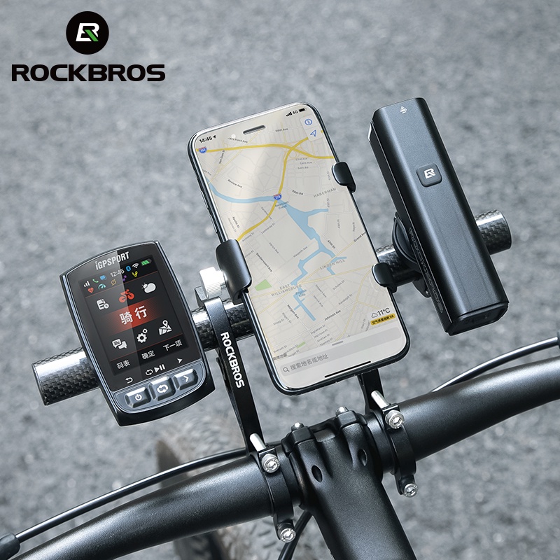 【TH Delivery】ROCKBROS กรอบต่อขยายแฮนด์บาร์ น้ําหนักเบา 25 ซม. สําหรับจักรยานเสือภูเขา