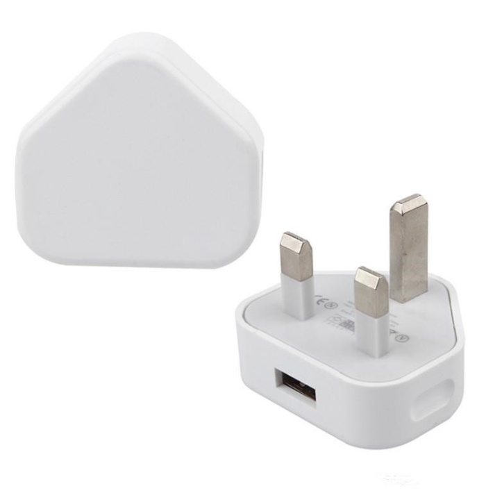 UK Plug 3 Pin Regulatory 5V 1A Universal Travel หัวชาร์จมาตรฐาน Charger ชาร์จโทรศัพท์ USB Power Adap