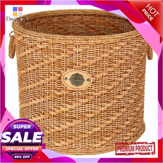 BASKET ตะกร้ากลมมีหู MONARCH 37x37x31 ซม. สีน้ำตาลBASKET MONARCH NATURE 37X37X31CM