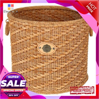 BASKET ตะกร้ากลมมีหู MONARCH 37x37x31 ซม. สีน้ำตาลBASKET MONARCH NATURE 37X37X31CM