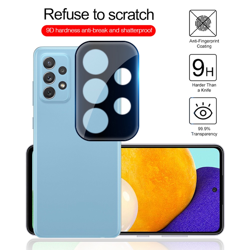 ฟิล์มกระจกเลนส์กล้องสำหรับ For Samsung A55 A05 A15 S24 S23 S22 Ultra A54 A53 A05S A13 A14 A25 A35 A34 A22 5G A23 A24 A73