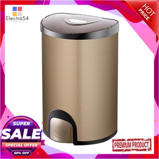 SMART ถังขยะอัจฉริยะ NINESTARS QDT 15 ลิตร น้ำตาลทองSMART TRASH CAN NINESTARS QDT 15L GOLDEN BROWN