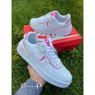 รองเท้าผ้าใบ💜 รุ่นใหม่ New Air Force1 shadow (+เพิ่ม1ไซส์) สีพาสเทล พร้อมส่ง