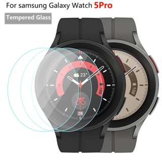 ใช้งานร่วมกับ Samsung Galaxy Watch 5 Pro / ฟิล์มใส ป้องกัน แบบเต็มรูปแบบ / ฟิล์มกันรอย บางเฉียบ ป้องกันรอยขีดข่วน HD กระจกนิรภัยกันรอยหน้าจอ / อุปกรณ์เสริมนาฬิกาข้อมือ