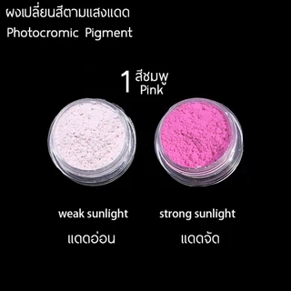 ผงเปลี่ยนสีตามแสงแดด / Photocromic Pigment ขนาด 1 กรัม