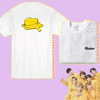 KPOP Bangtan Butter S/S T-Shirt White Outfit / Army Merch Shirt