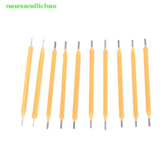 Newsandlichao หลอดไฟ COB LED พลังงานแสงอาทิตย์ สว่างมาก สําหรับบ้าน 10 ชิ้น