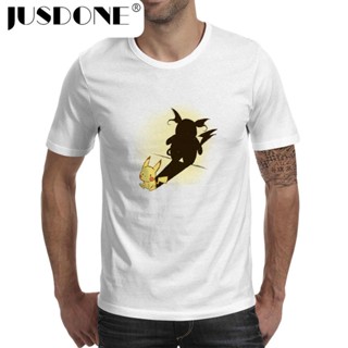 JUSDONE Pokemon Pikachu Evolution Reichu Tap Tap Tap Unisex White T-Shirt_07