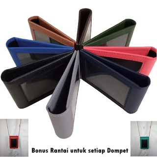 Dompet ID Card Magnet / Name Tag Saku / Holder ID Card Magnet