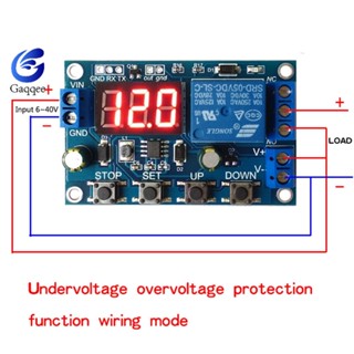 Gaqqee บอร์ดชาร์จแบตเตอรี่ แรงดันไฟฟ้า 6V-40V LED