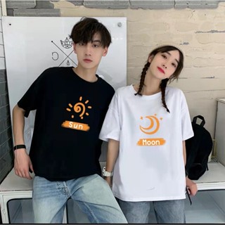 SUNNY FASHION Premium cotton couple tshirt couple t shirt Korean Fashions Couple good quality tshirt_02