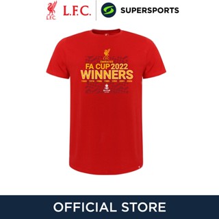 LIVERPOOL FOOTBALL CLUB FA Cup 22 Winners เสื้อยืดผู้ใหญ่ เสื้อยืด