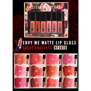 ♦️ของแท้·ส่งด่วน·ถูก♦️Sivanna Envy Me Matte Lip Gloss #HF5010 : ซิวานน่า เอนวี่ มี แมทท์ ลิปกลอส x 1 ชิ้น