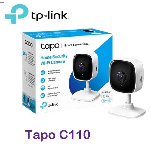 TPLink TAPO-C110 Home Security Wi-Fi Camera กล้อง IP Tapo C110 M