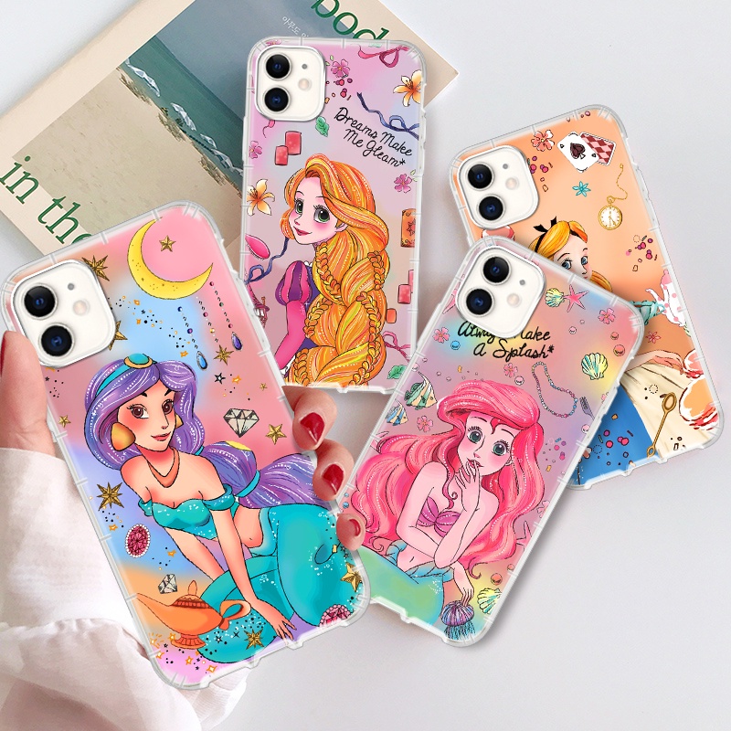 เคสโทรศัพท์มือถือ ลายเจ้าหญิงนางเงือก สโนว์ไวท์ อลิซ สําหรับ Samsung Galaxy A02S A03 A03S A04 A13 A14 A23 A34 A53 S20 S20F S21 S22 S23 S21FE A02 A05 A05S A11 A20S A22 A21 A24 A31 A32 A50 A51 A71 A72 NOTE 10 20 S23 S24 A15